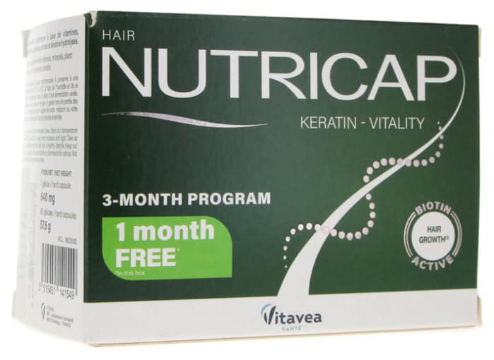 Nutricap kératine vitalité boite de 90 capsules