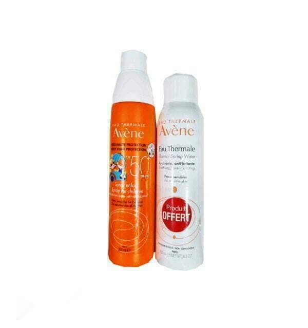Avène Spray Enfant Solaire Haute Protection SPF50+ 200ml + Eau Thermale 150ml offerte