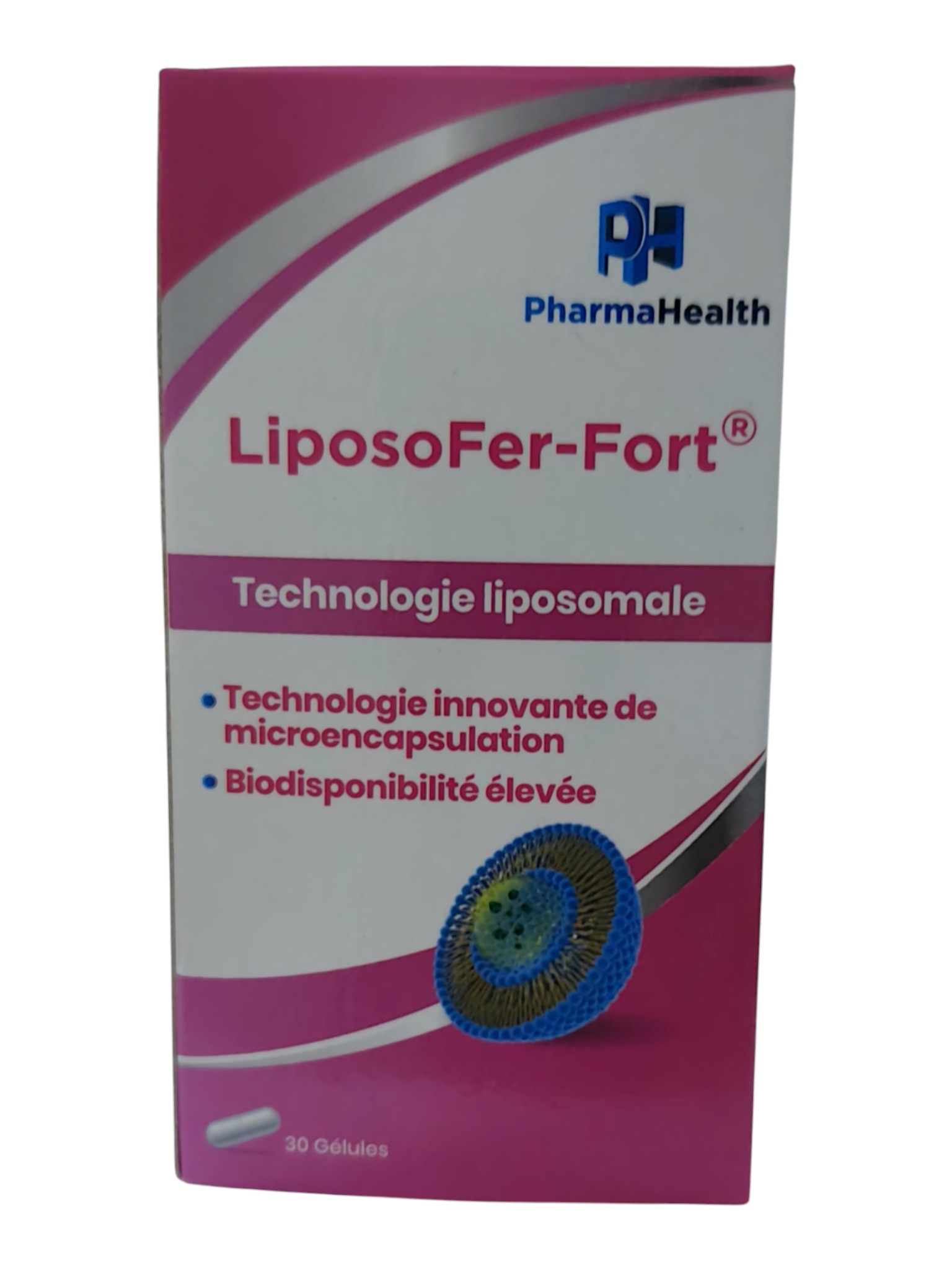 PharmaHealth LiposoFer fort 30 gélules