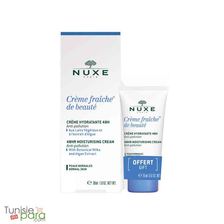 Nuxe Crème Fraîche de Beauté Crème repulpante (P.N) 48H 30 ml + 3en1 15 ml Offert — vue 2