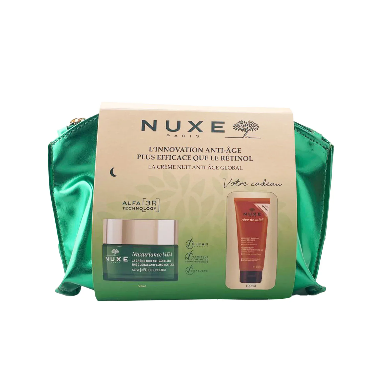 NUXE NUXURIANCE TROUSSE INNOVATION ANTI-AGE LE SOIN CIBLE REGARD ET LEVRES