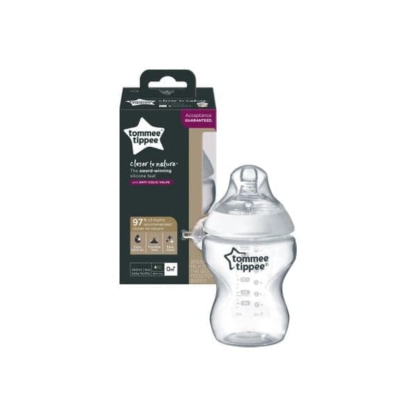 tommee tippee bieron 260ml anti colique avancé 0M+ bleu ref : 42256986 — vue 2