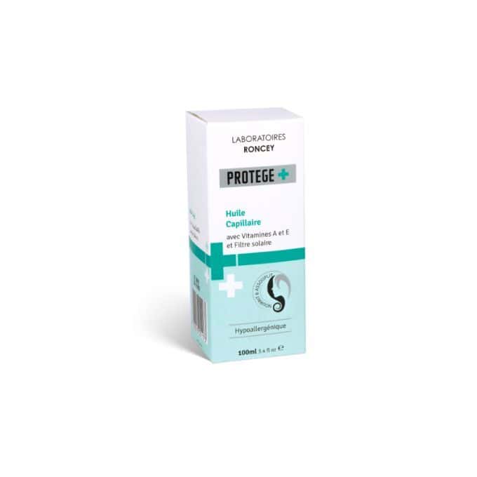 protege plus Huile capillaire Vitamine A et E + filtre solaire