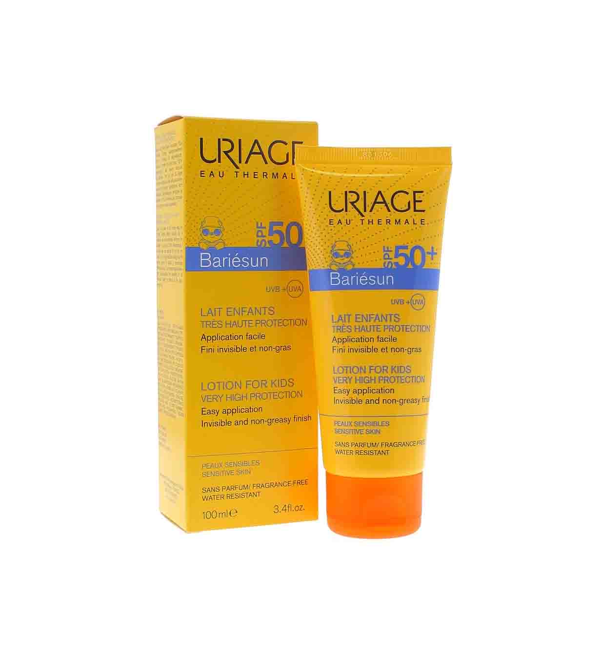 Uriage bariesun Lait solaire enfants visage et corps SPF 50+ 100 ml — vue 2