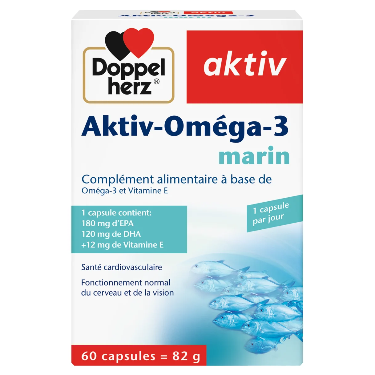 Aktiv omega-3 marin 60 capsules