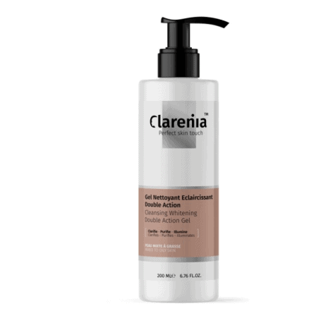 CLARENIA Gel Nettoyant Eclaircissant 200 ml peaux mixtes a grasses