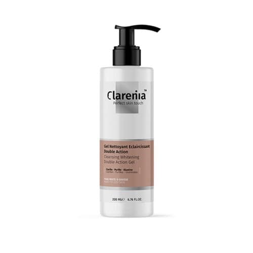 CLARENIA Gel Nettoyant Eclaircissant 200 ml peaux normales à séches hydratante