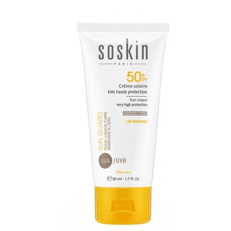 SOSKIN crème solaire teintée deep medium 03 spf50+