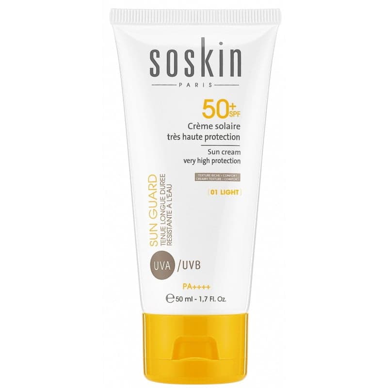 Soskin Sun Cream High Pro teinte Light 01 Spf50+ 50ml