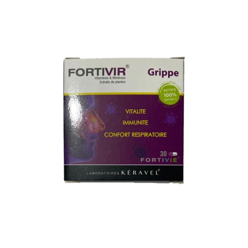 FORTIVIR stimulant immunitaire grippe 30 gelules