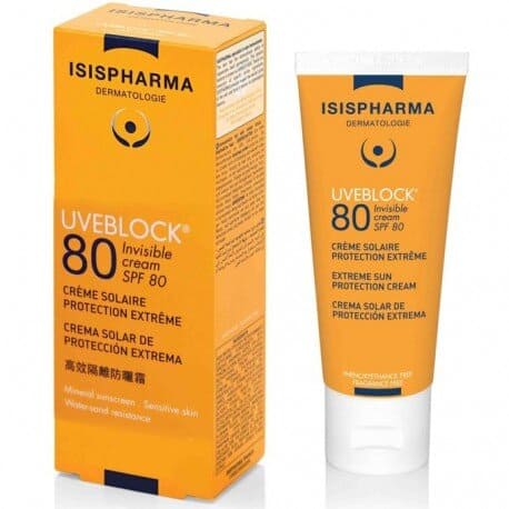 ISISPHARMA uveblock ecran SPF80 invisible — vue 2