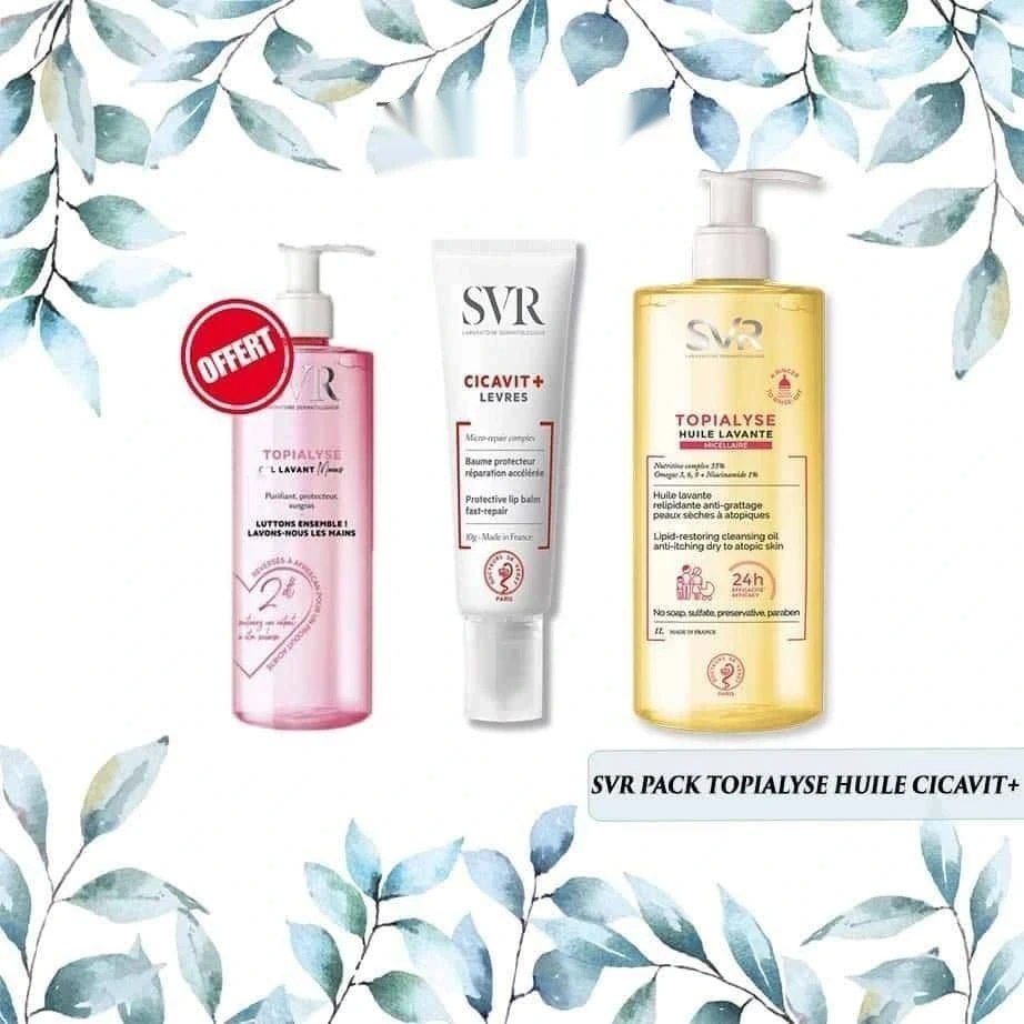 Svr Pack topialyse Huile CICAVIT BAUME PROTECTEUR LEVRES