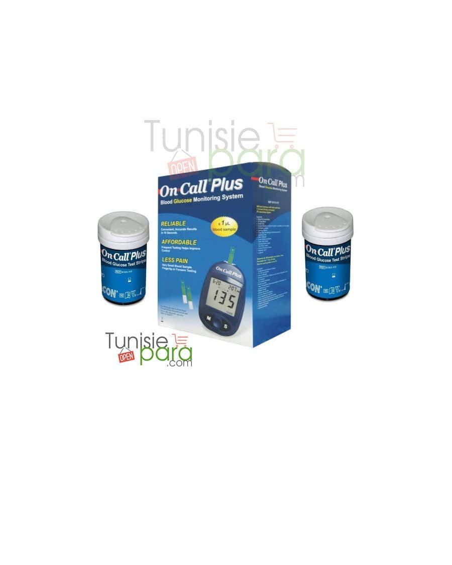 ON CALL plus appareil + 75 bandelettes + 10 lancettes — vue 2