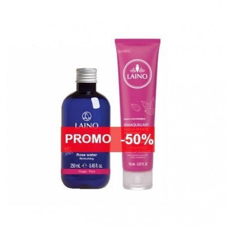 LAINO EAU DE ROSE + LAINO DEMAQUILLANT SOUS DOUCHE