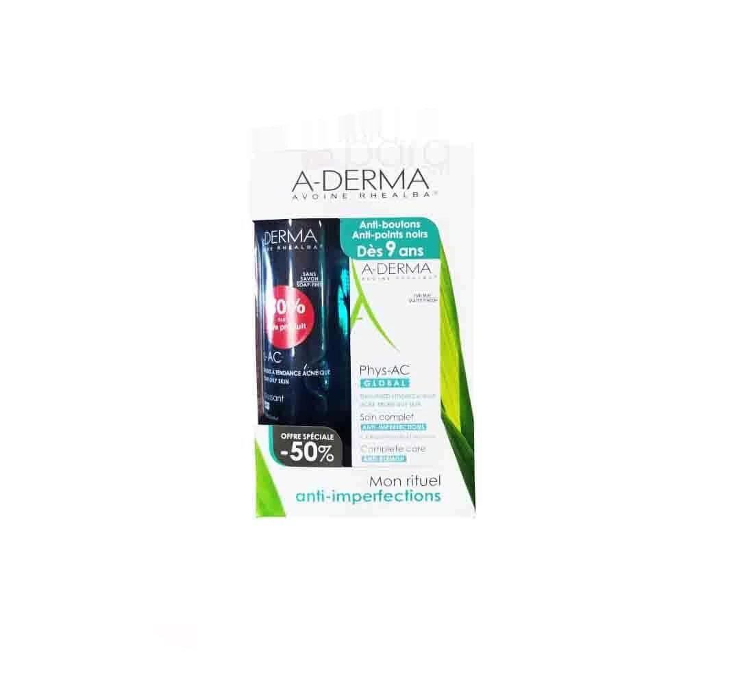 A-DERMA Coffret Phys-AC Gel moussant-ac global