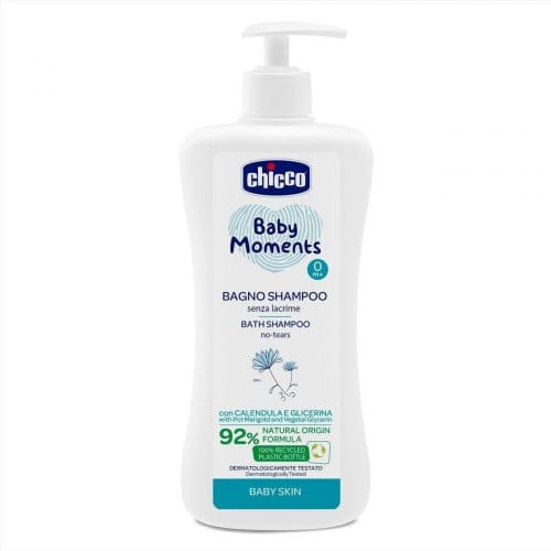 Chicco baby moments shampoing cheveux et corps 500ml
