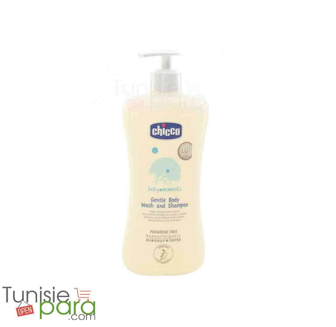 Chicco baby moments shampoing cheveux et corps 500ml — vue 2