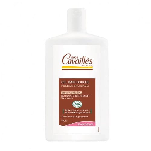 Roge cavailles gel bain douche bio macadamia peaux sèches 400 ml — vue 3