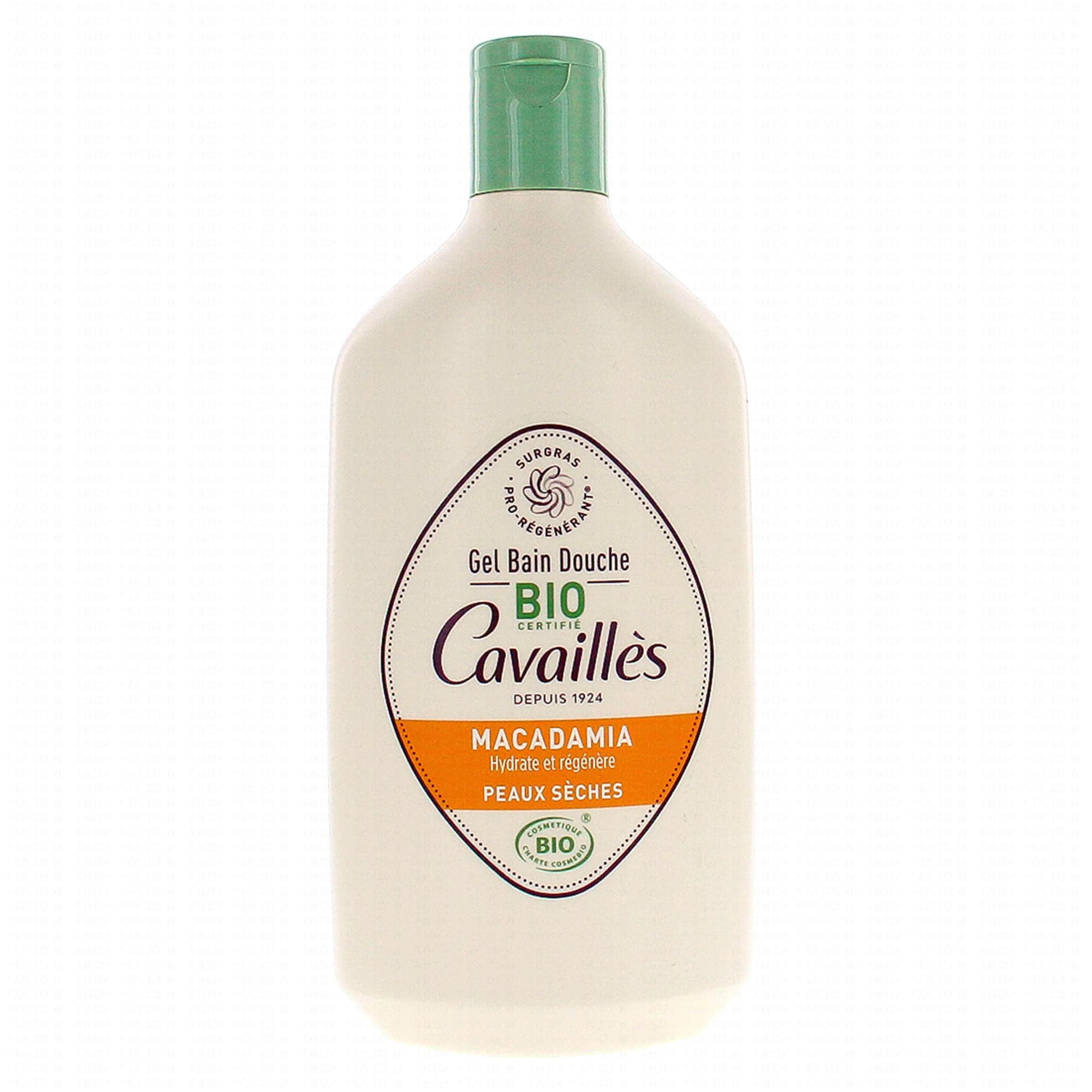 Roge cavailles gel bain douche bio macadamia peaux sèches 400 ml