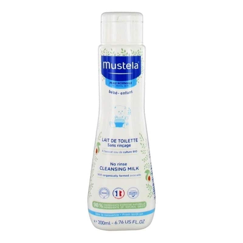 MUSTELA BEBE lait de toilette sans rinçage flacon 200 ml — vue 2
