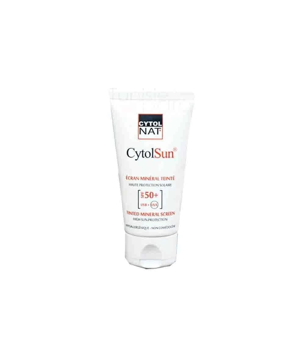 Cytolsun ecran mineral teinte spf50+ beige doré 02