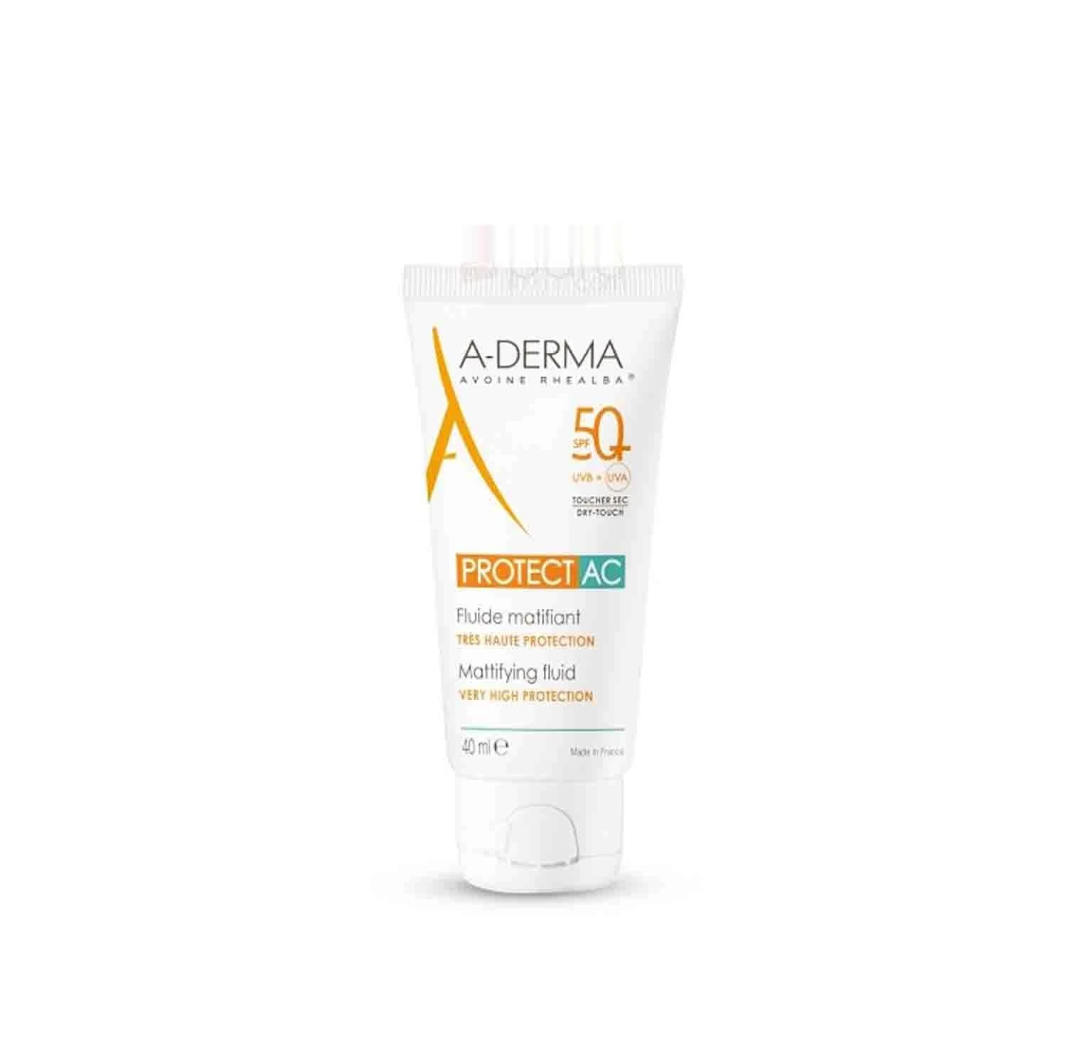 A-DERMA Protect AC Fluide matifiant SPF50+ 40 ml
