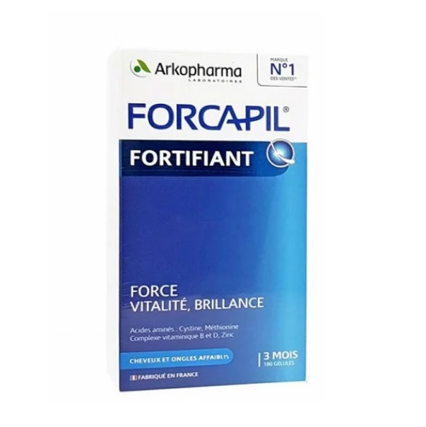 Forcapil cheveux et ongles 180 gelules