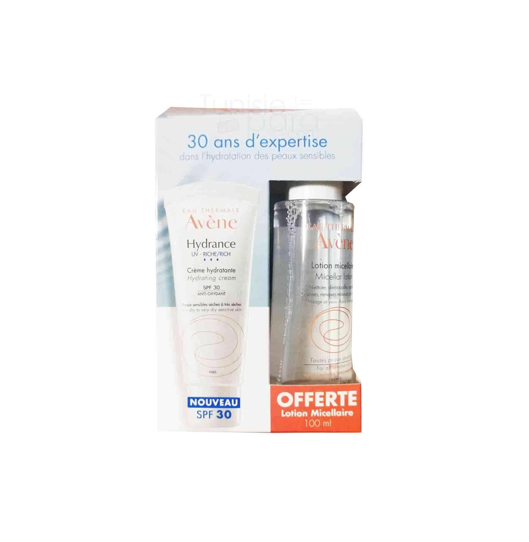 Avène coffret hydrance légère creme hydratante