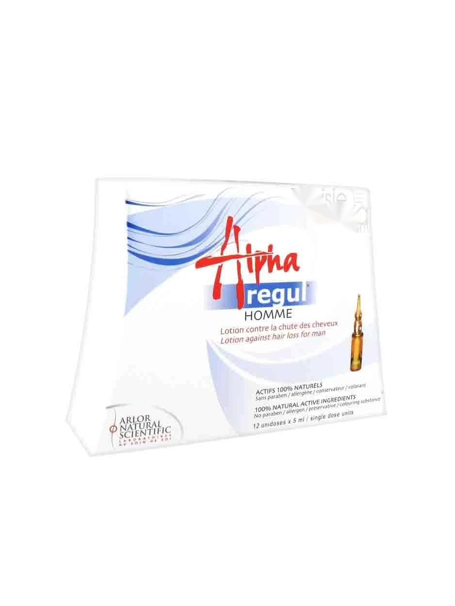 Alpharegul Lotion Anti-Chute pour Homme, 12 x 5 ml