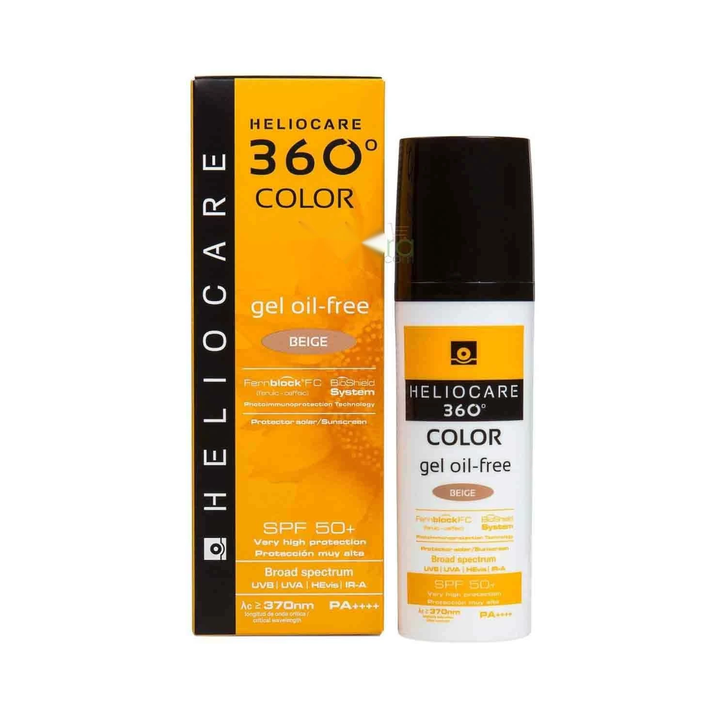 HELIOCARE 360° GEL OIL FREE SPF50+ BEIGE 50ML