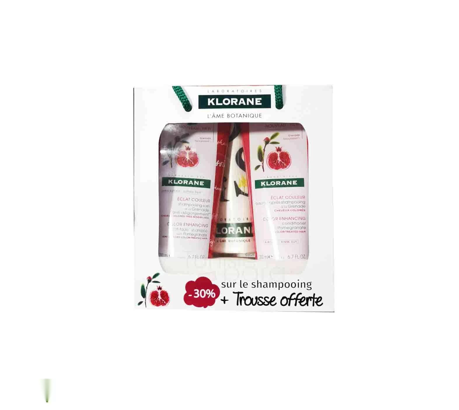klorane Pack Grenade cheveux colorés
