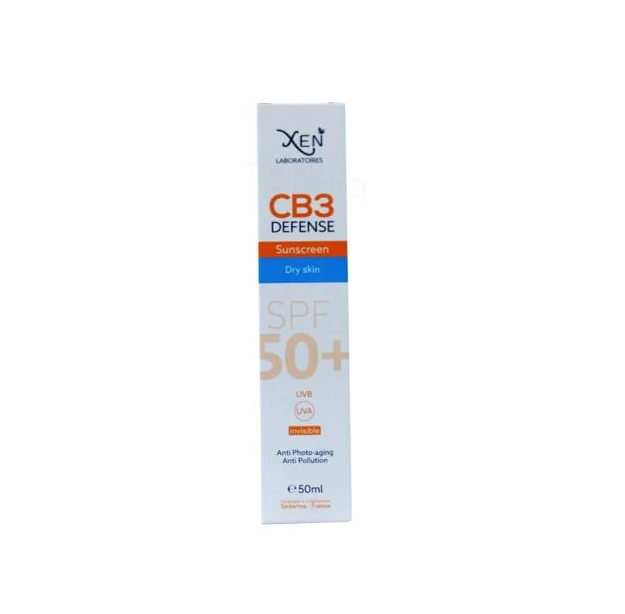 XEN CB3 Defense ecran solaire invisible peaux seches 50ml