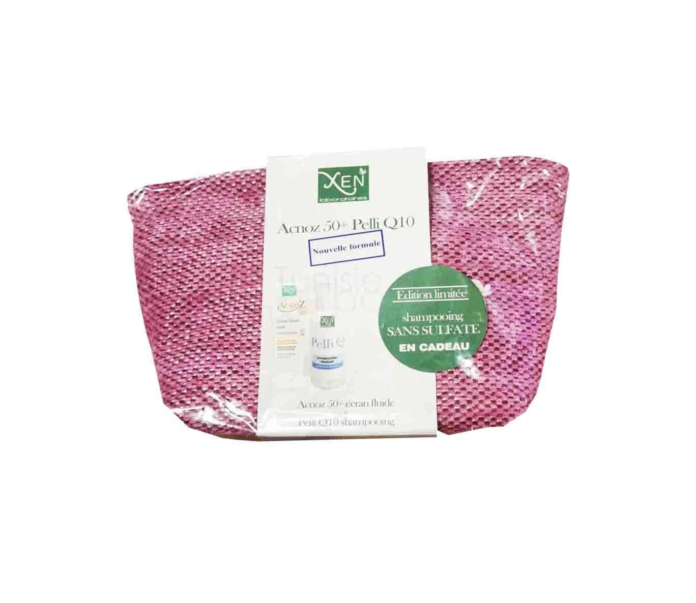 Xen trousse Acnoz 50+ et pelli Q10