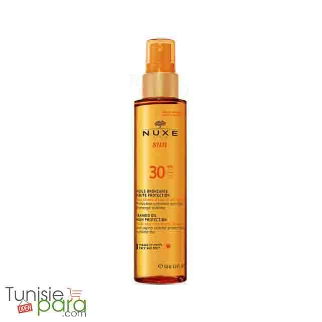 NUXE Sun Huile Bronzante visage et corps SPF30 150ml — vue 2