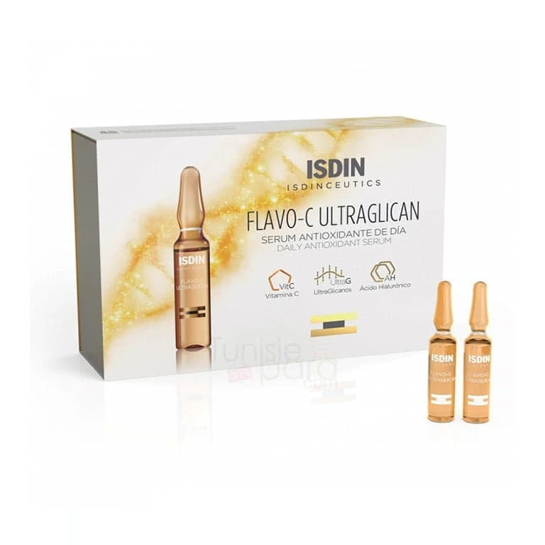 Isdin Flavo-c Ultraglican 10 ampoules de 2ML