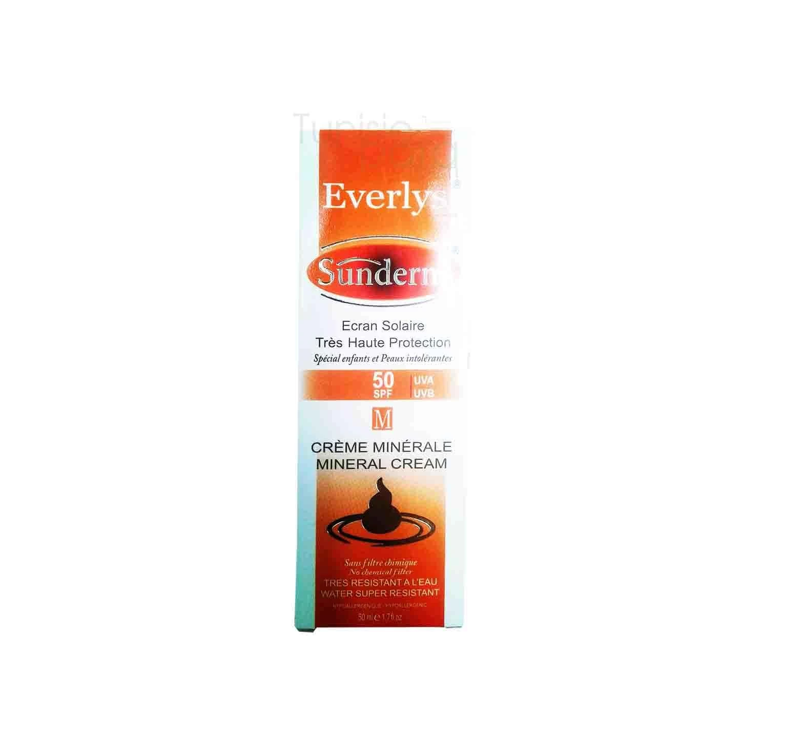 Sunderm Everlys ecran solaire SPF 50