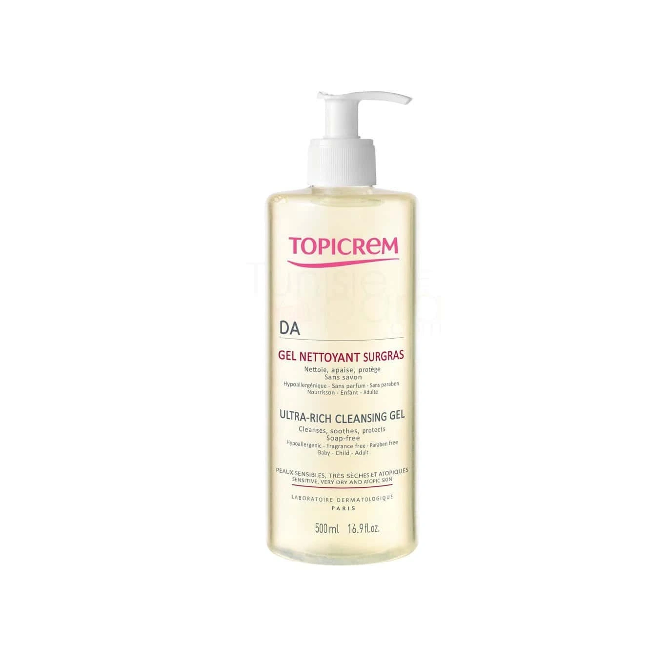 Topicrem Gel Nettoyant Surgras 500 ml