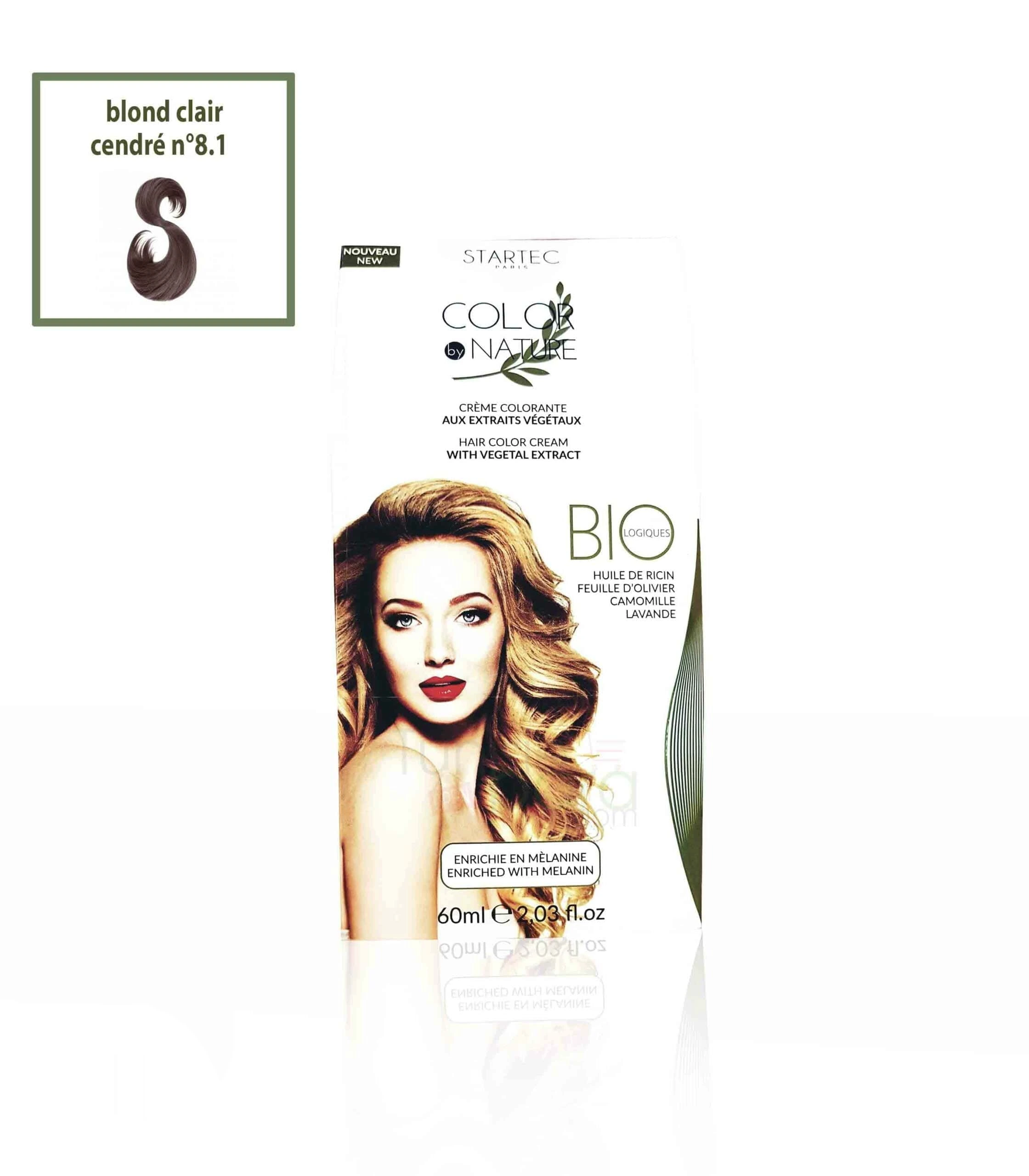 Startec coloration blond clair cendré n° 8.1