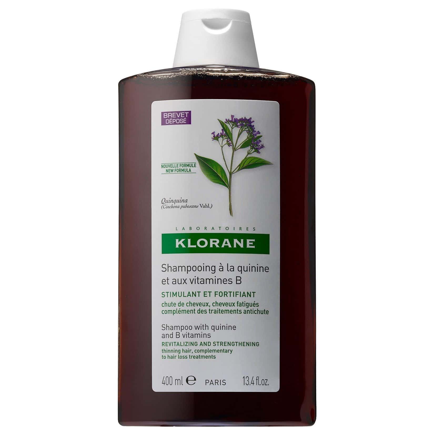 KLORANE Shampooing Traitant Fortifiant à la Quinine et edelweiss bio 400 ml — vue 2