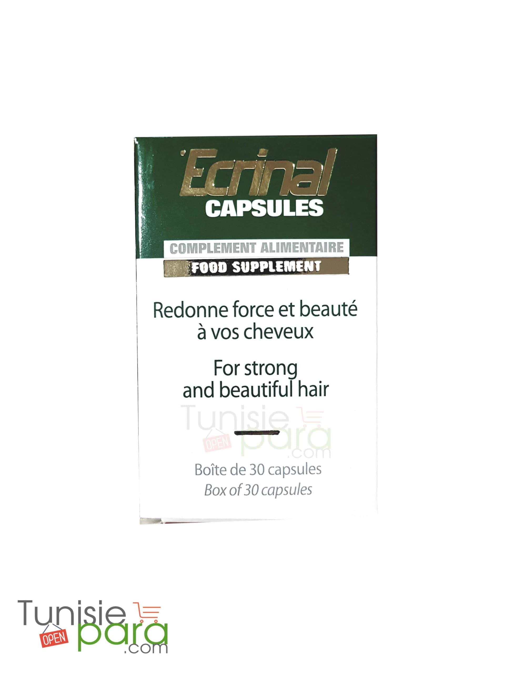 ecrinal complement alimentaire force et beauté des cheveux — vue 2