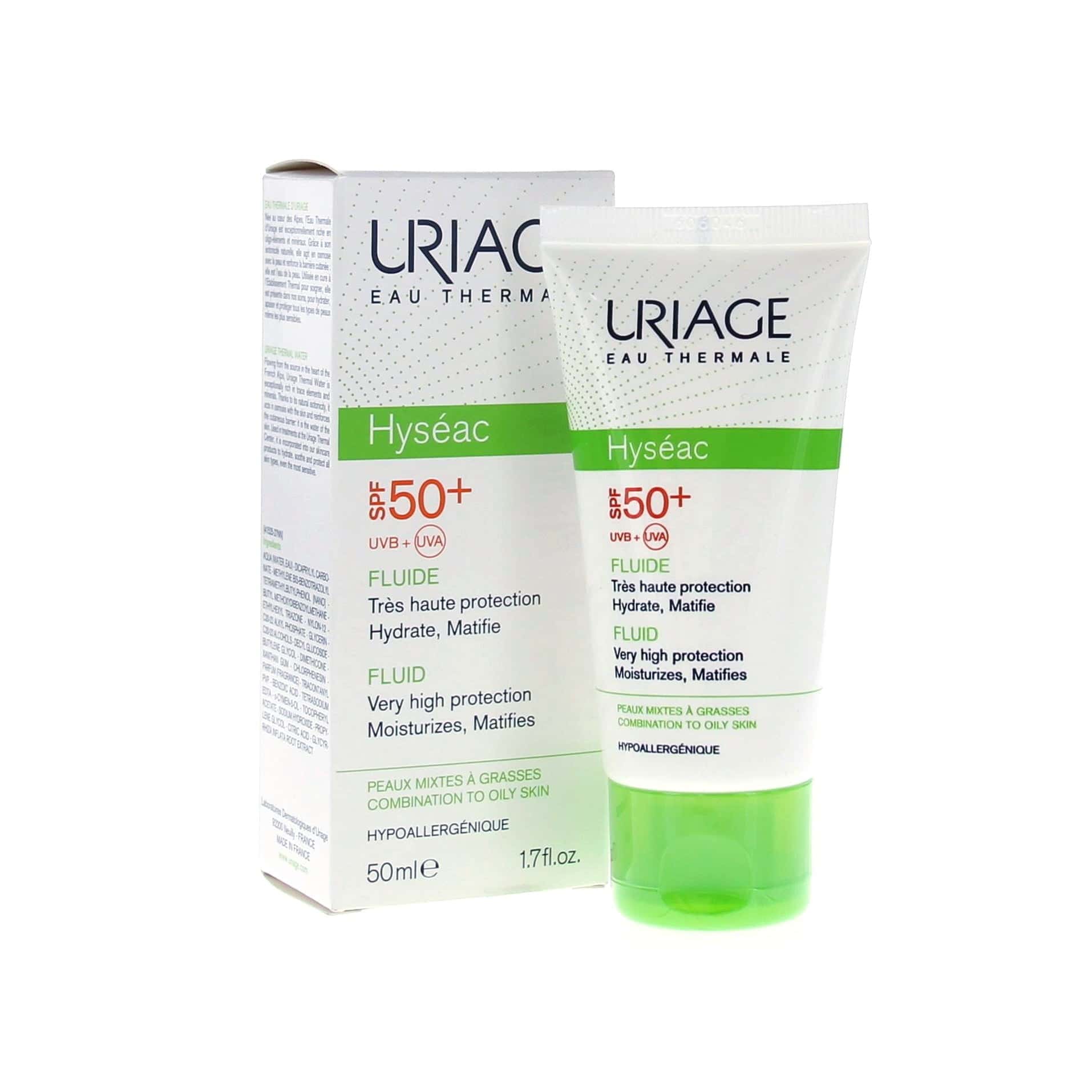 Uriage HYSÉAC Fluide SPF 50+ — vue 2