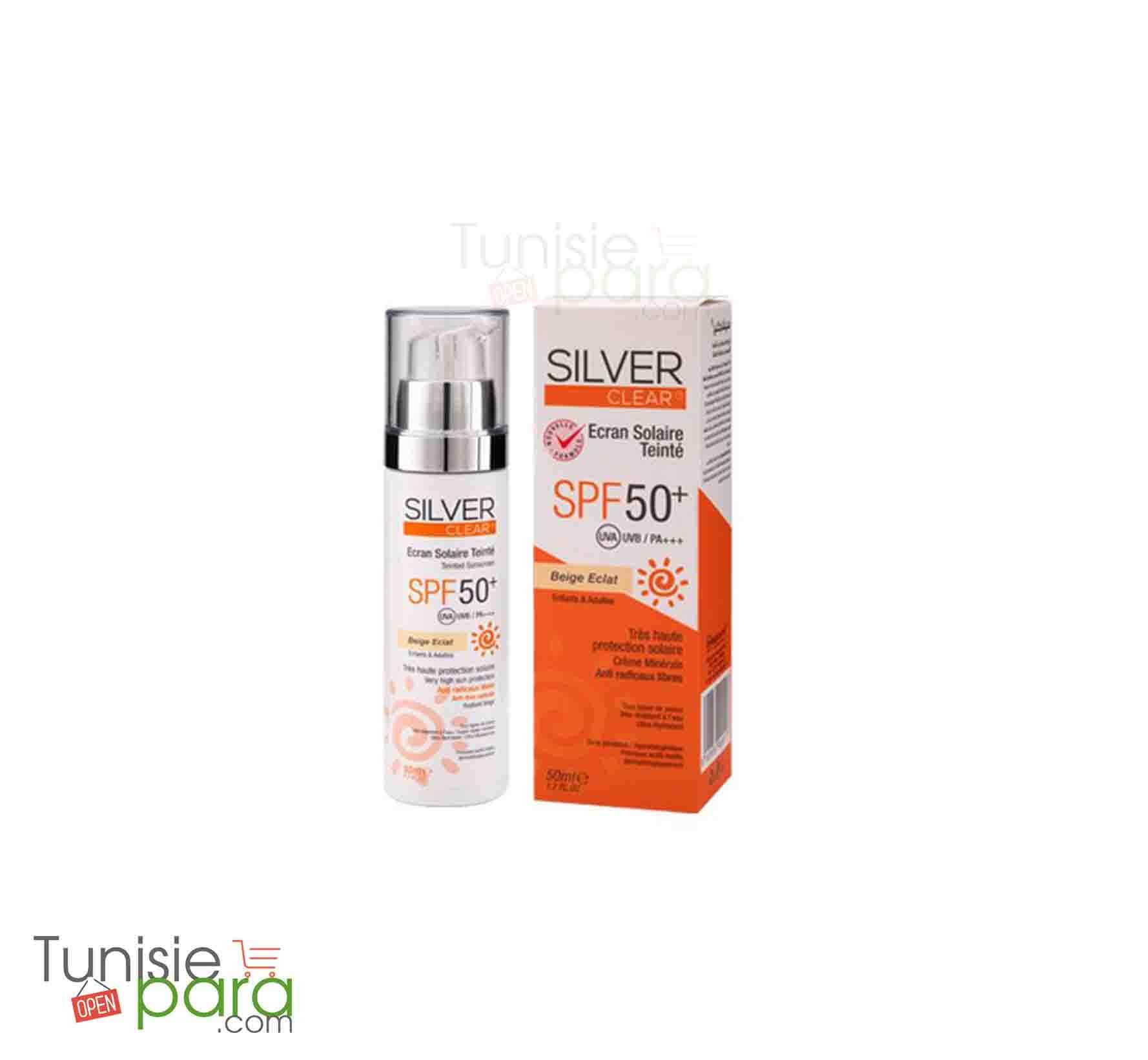 Silver clear ecran solaire Teinté 01 spf 50+ 50ml — vue 2