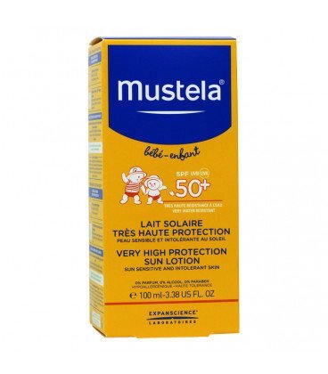 MUSTELA Lait solaire très haute protection spf50 100 ml — vue 2