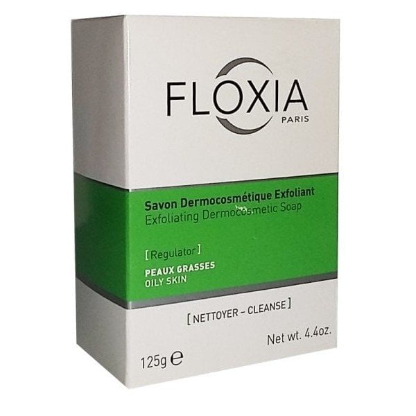 Floxia Savon Dermocosmetique Exfoliant Peau Grasse 125g
