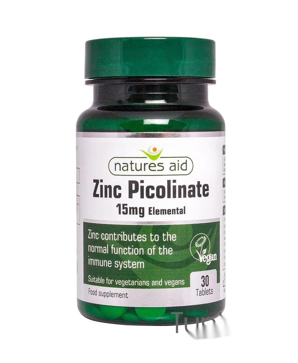 Natures aid Zinc picolinate 30 comprimés