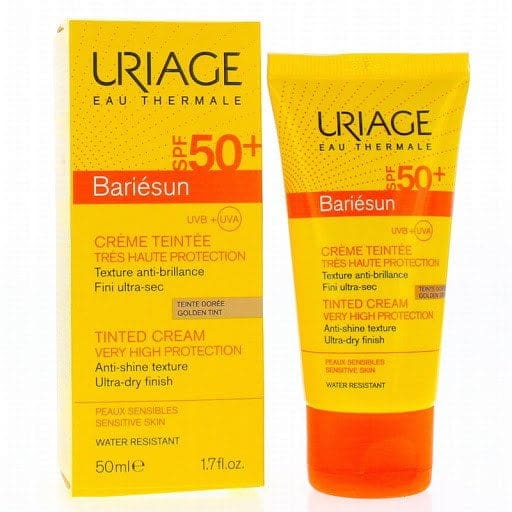 URIAGE Bariésun Crème Solaire Teintée dorée Spf 50 + 50ml — vue 2