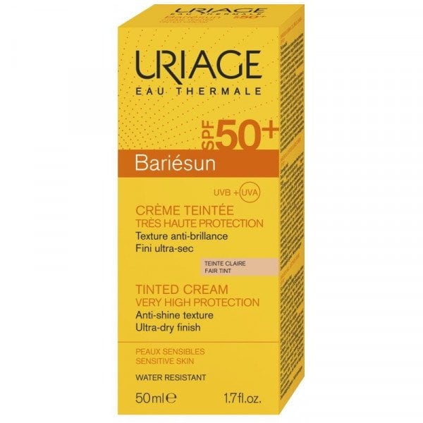 URIAGE Bariésun Crème Solaire Teintée Claire Spf 50 +, 50ml — vue 2