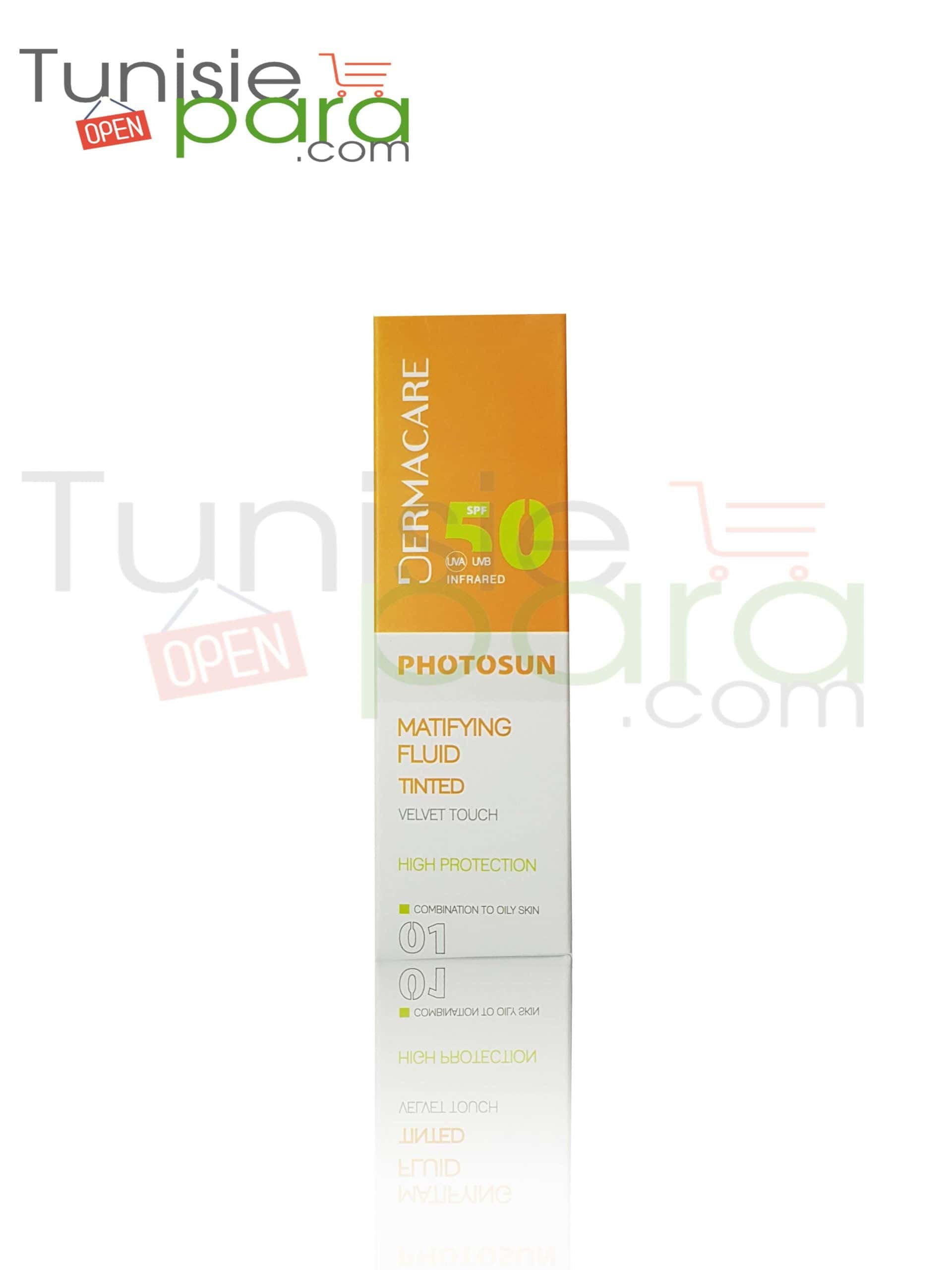 Dermacare Photosun fluide matifiant teinté SPF 50 N 01 peaux mixtes à grasses 50 ml — vue 2