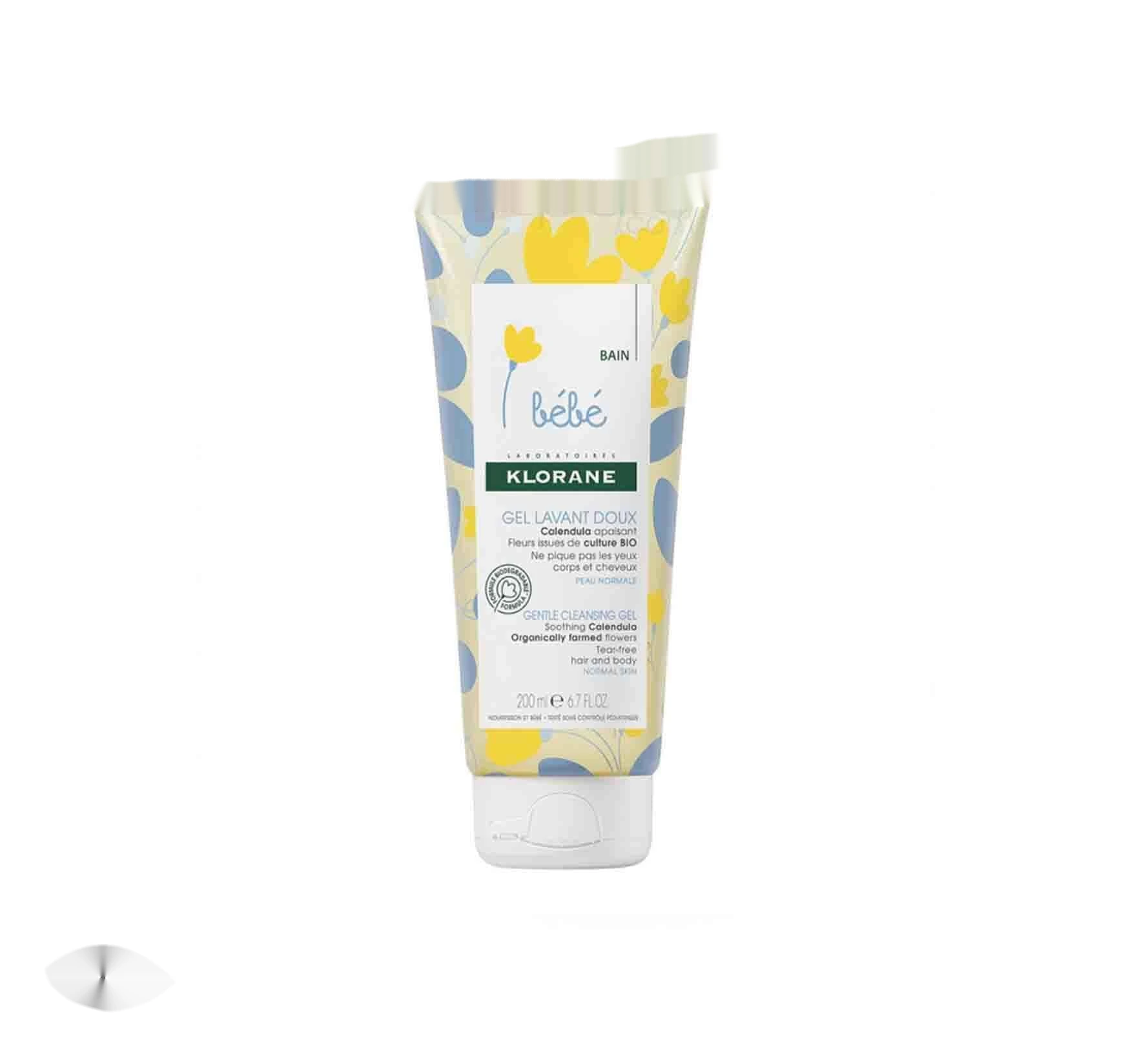KLORANE Bébé Gel Lavant Doux Corps et Cheveux 200ml