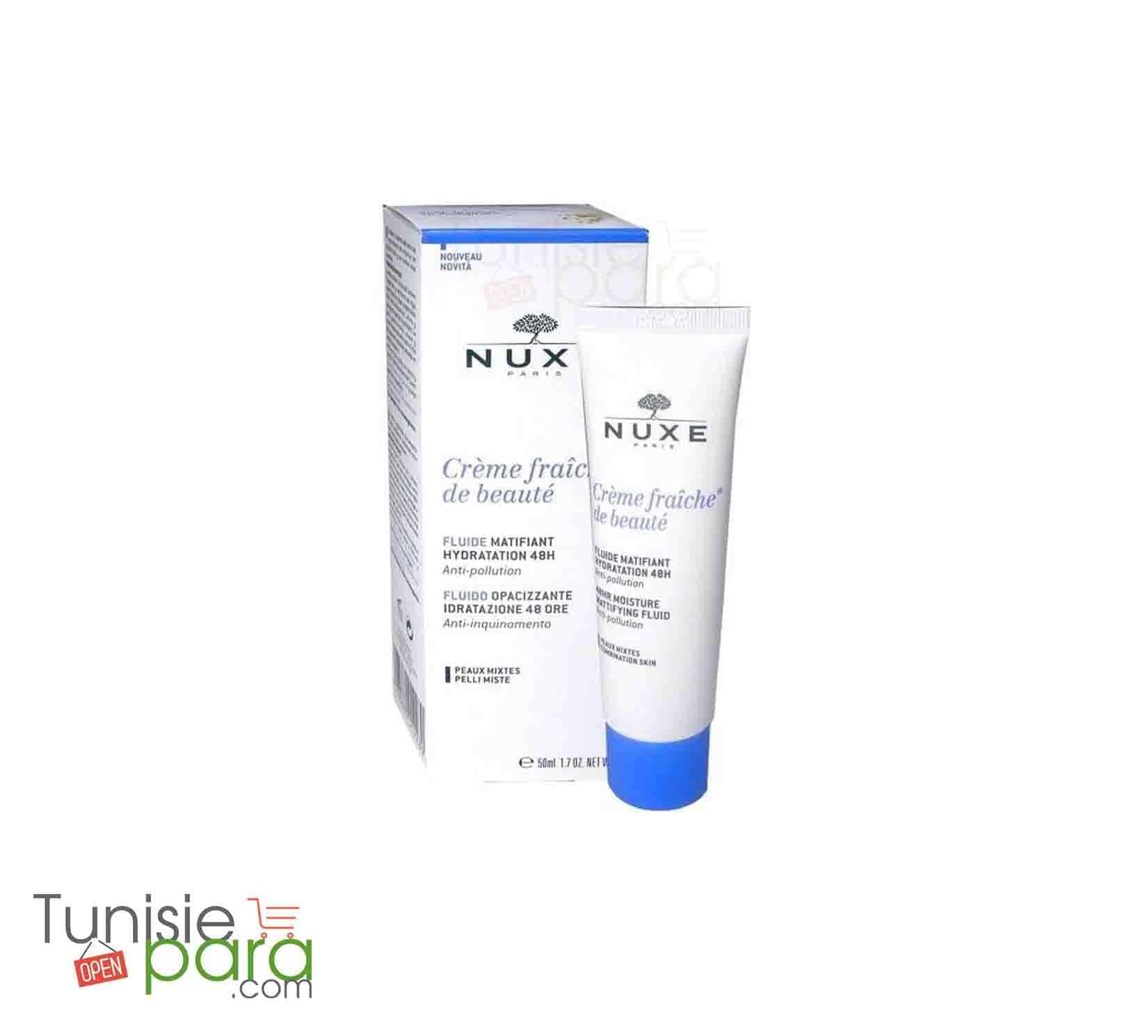 Nuxe Crème Fraîche de Beauté Fluide matifiant Hydrataion 48H 50ml — vue 2